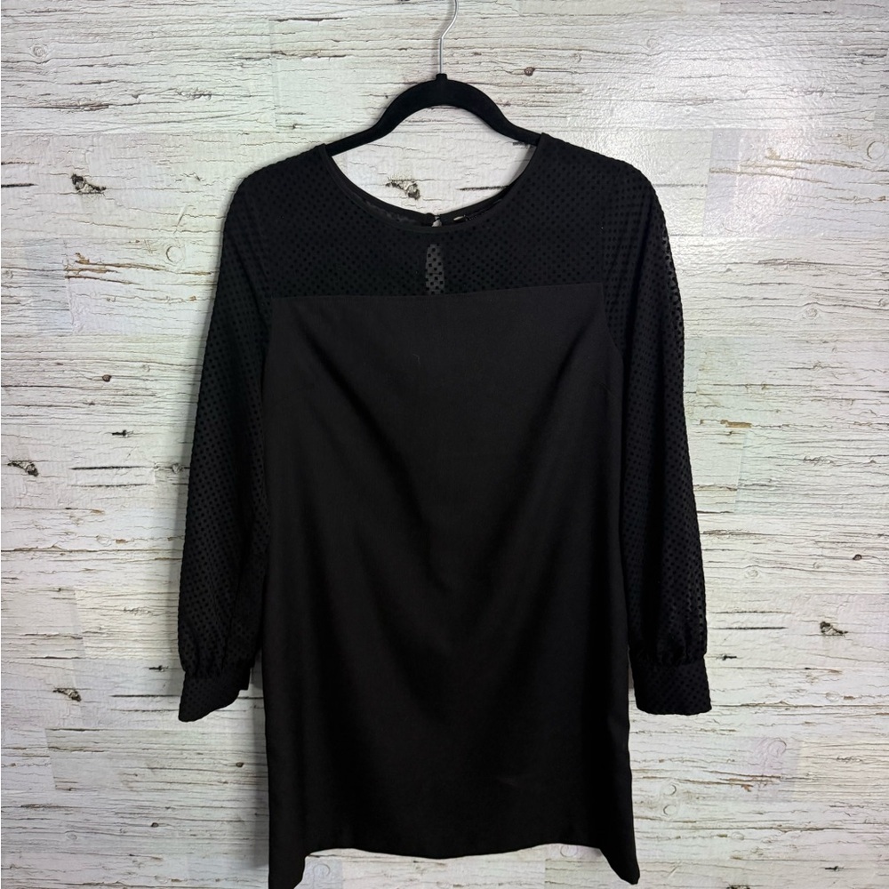 Banana Republic Black Long Sleeve Dress size 8